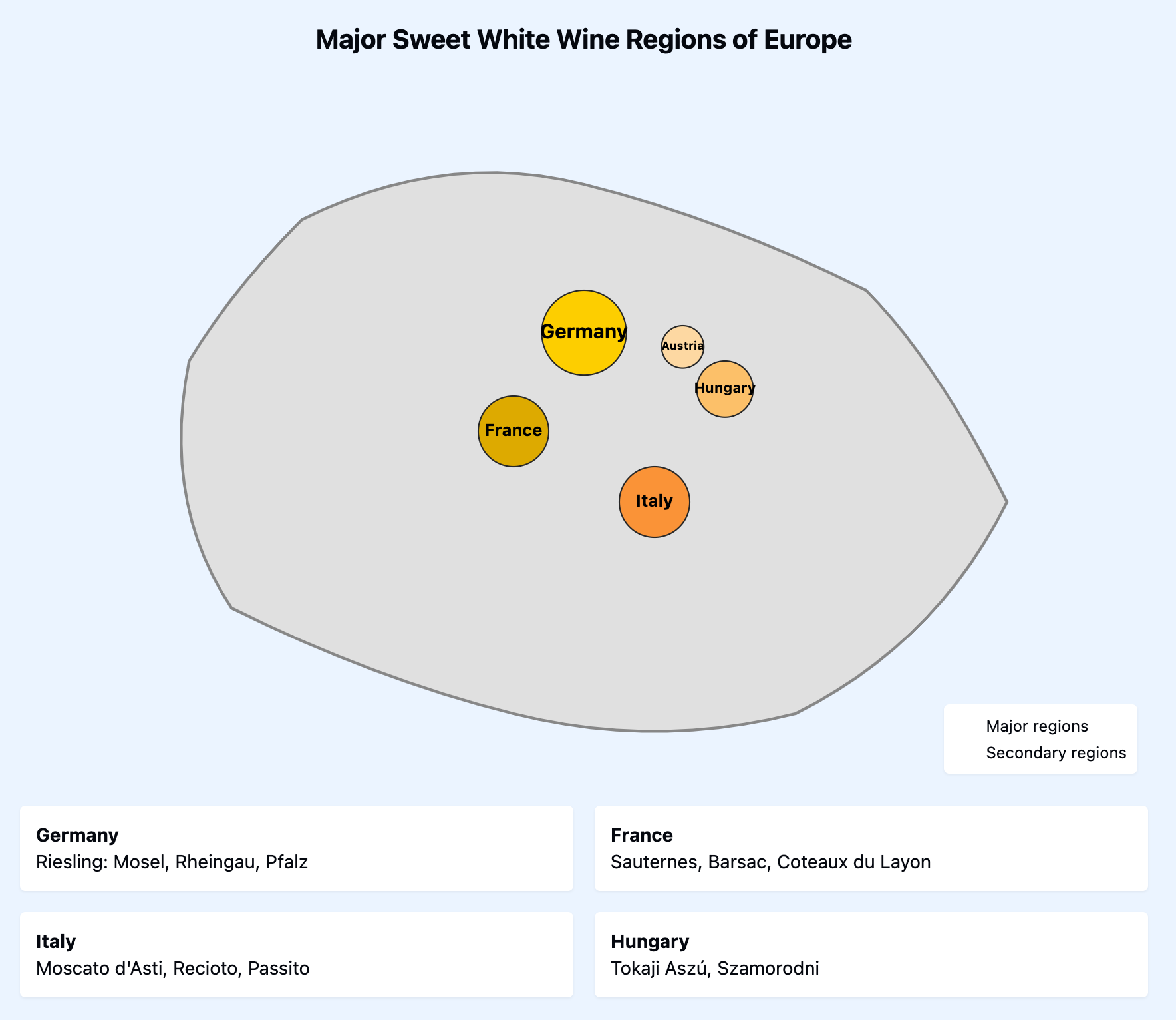 Major Sweet White Wine Regions of Europe