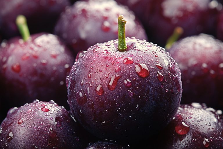 Anthocyanins featured image - close-cropped purple cherry