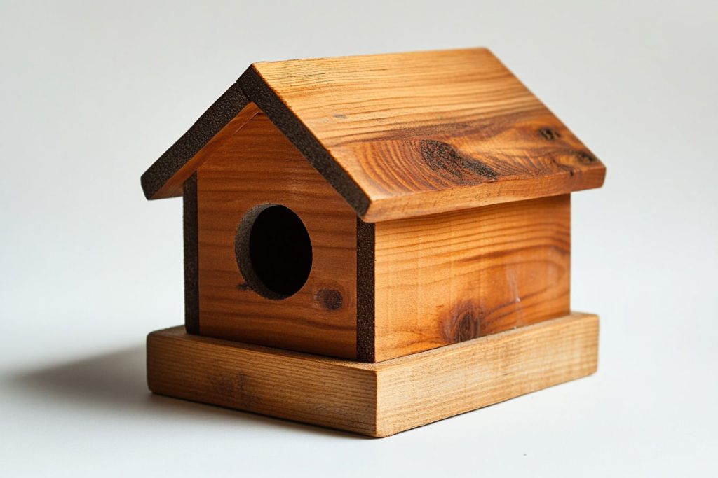 A Simple Wooden Birdhouse