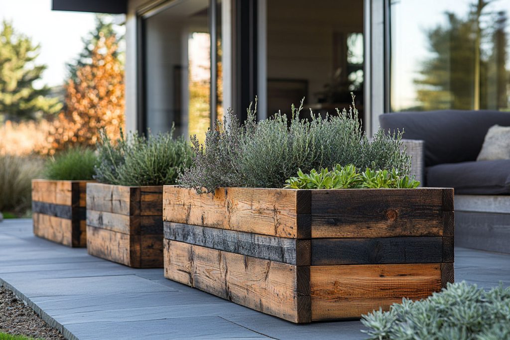 Simple Wooden Planters