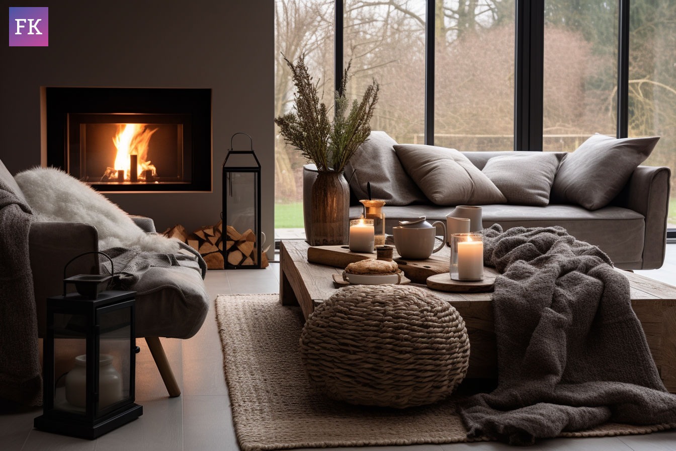 Cosy Living - a living room with lots of cosi elements