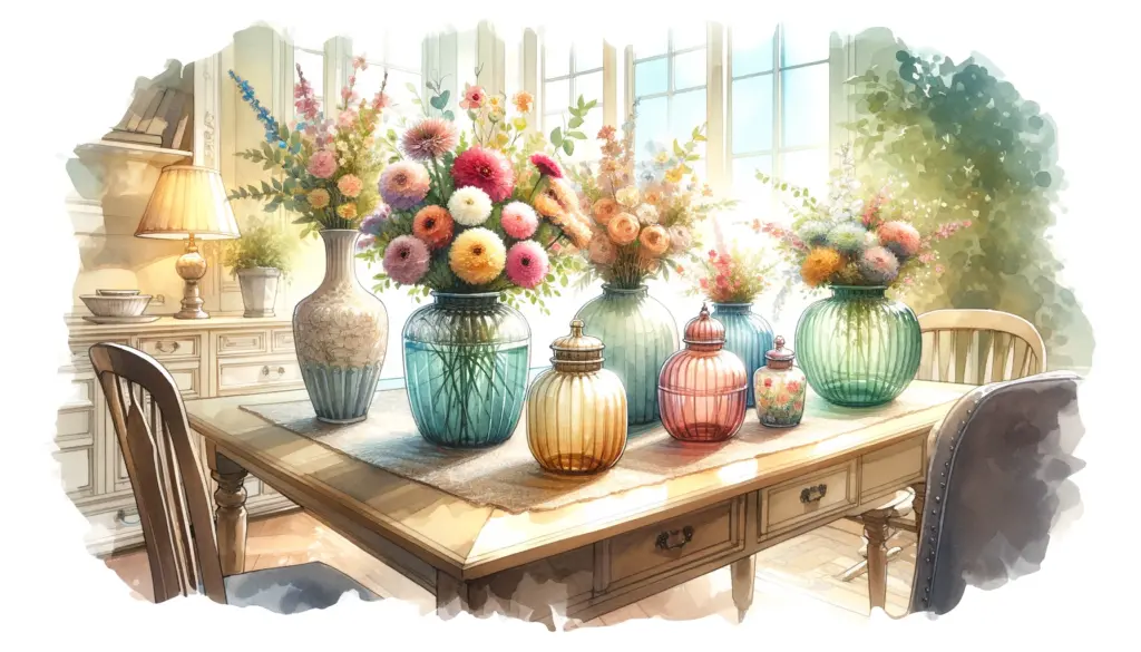 Floral Arrangement Jars