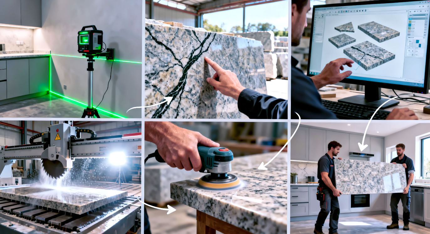 A dynamic, multi-panel composite image, reminiscent of a professional infographic or a series of detailed technical photographs, laid out in an aesthetically pleasing grid (e.g., 2x3 or 3x2, showing six distinct, smaller scenes).